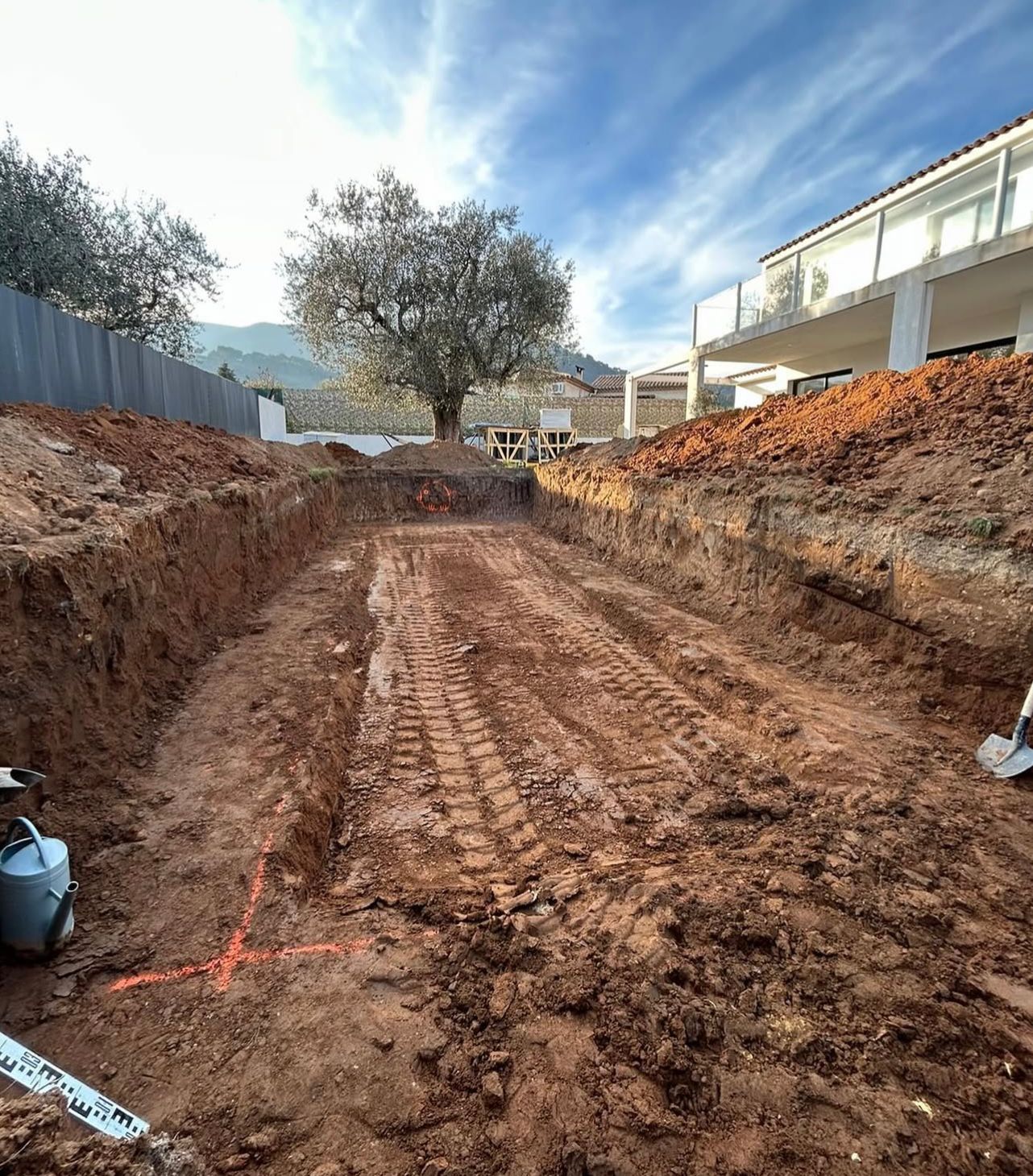 Excavation profonde pour piscine